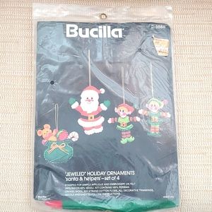 Vintage Deadstock Bucilla Ornament Making Kit